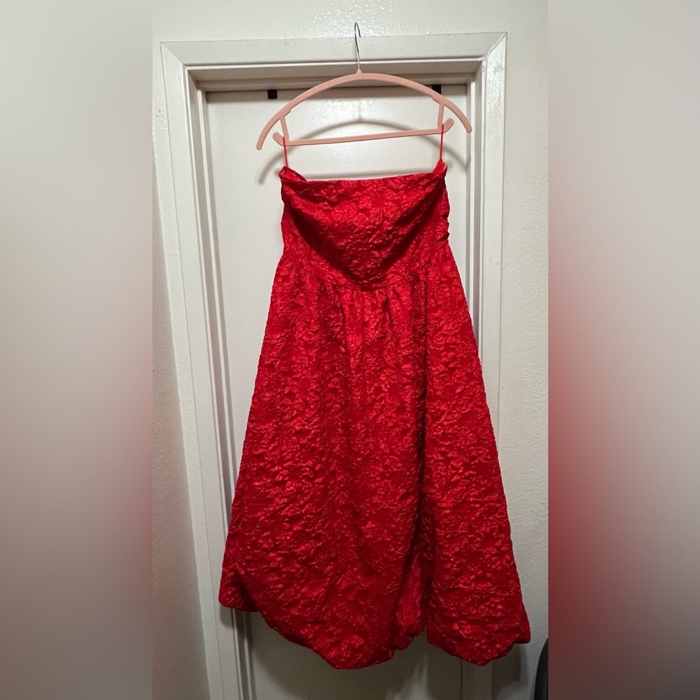 Sugarlips Red Strapless Dress